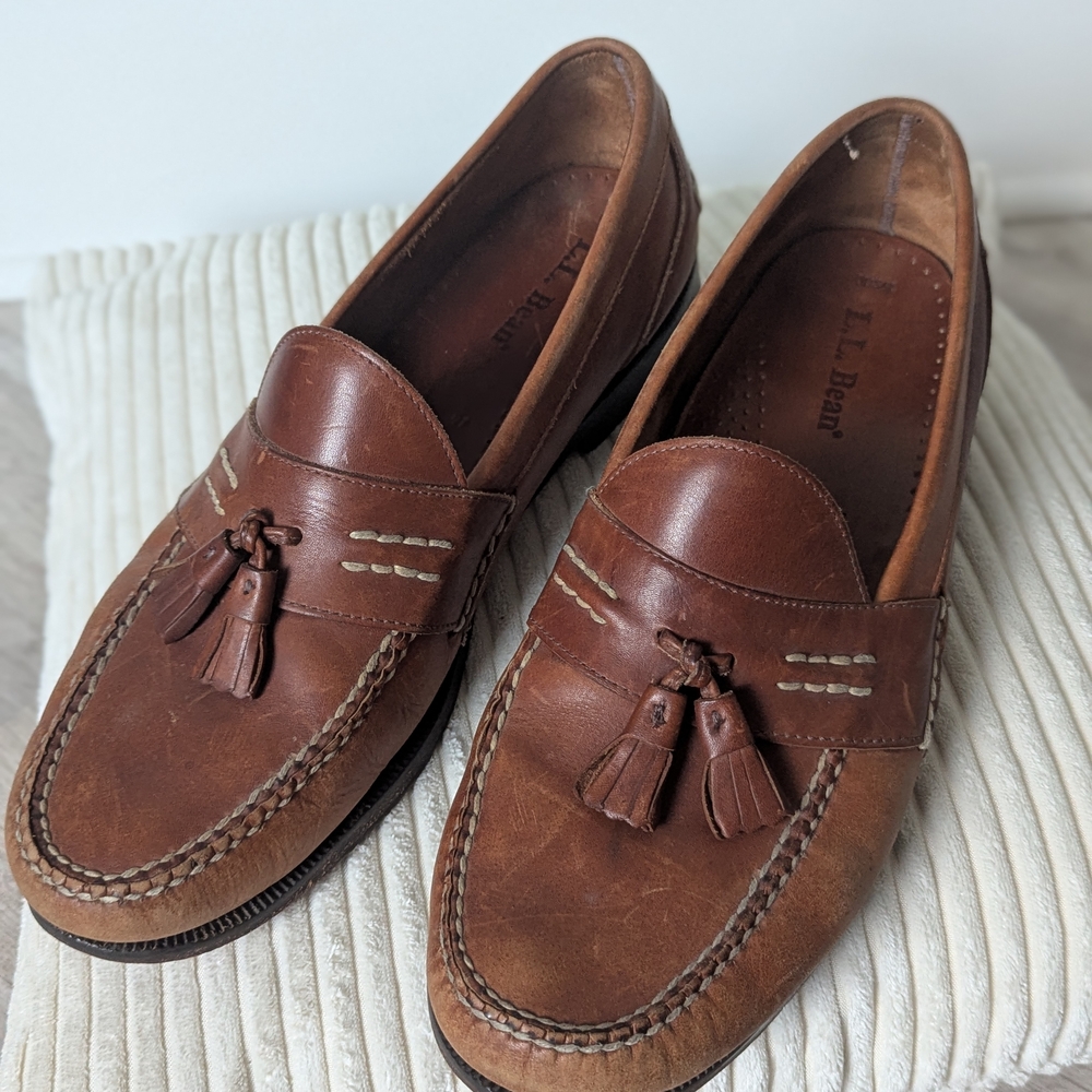 L.L. Bean Men's Brown Leather Loafers